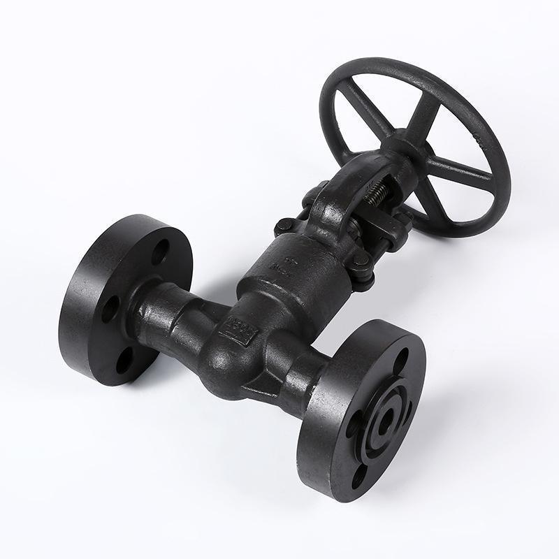 High-Pressure Self-Sealing Forged Steel Flange End Globe Valve